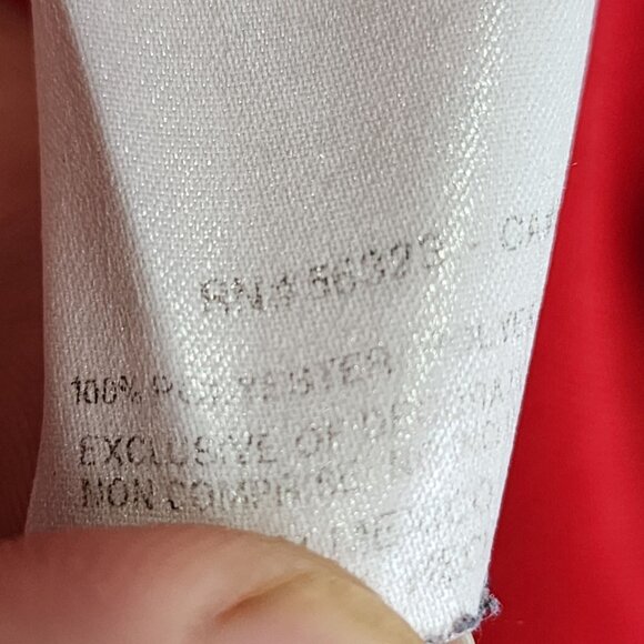 Mens Red Nike Dri-Fit Athletic Shirt Short Sleeve Crew Neck Size XXL - Picture 4 of 8